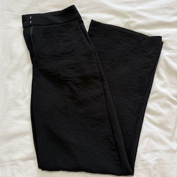 Dynamite Pants - Dynamite Black Wide-Leg Dress Pants